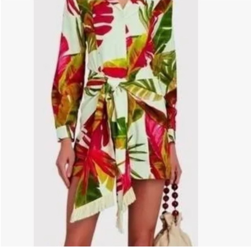 Farm Rio Tropical Look Dress L Fashion Forward Look Perfect Trendy Style